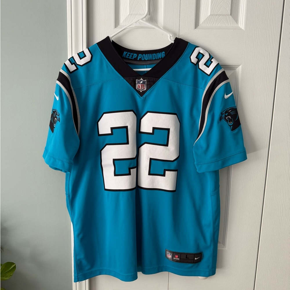 Nike NFL Carolina Panthers On Field Jersey in Large- McCaffrey